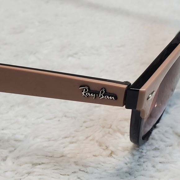 Ray-Ban Iris RB4472 Black Pink Beige Round Sunglasses Accessories Classic Luxury